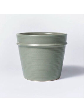 Threshold designed by Studio McGee in Grey Planter 9.06x10.63x10.63 in